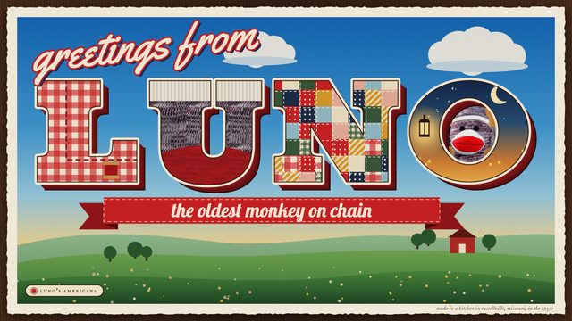 Greetings from Luno postcard